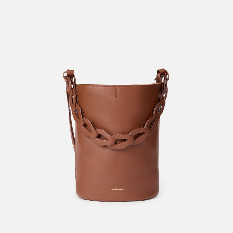 Gate Bucket leather handbag